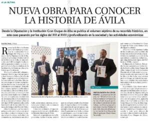 Nueva obra para conocer la historia de Ávila